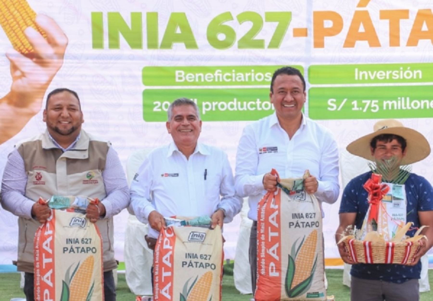 Lambayeque: Gobierno entregó nueva semilla de maíz amarillo duro de alta calidad genética